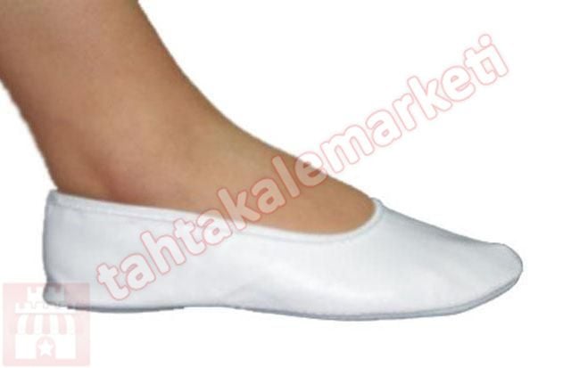 Pisi Pisi Ayakkabı Dans Bale Ayakkabısı Beyaz - 33 numara
