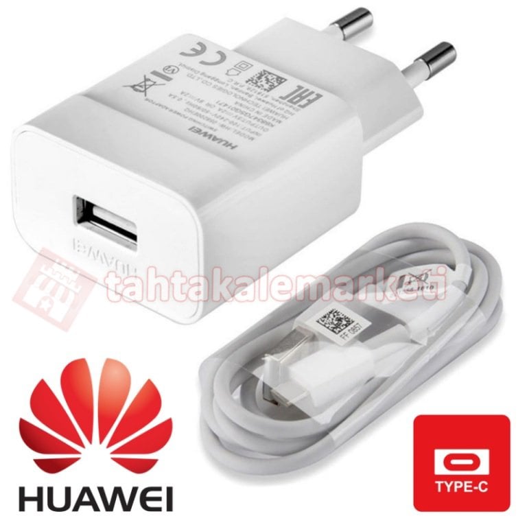 Huawei HW-050200E01 Şarj Aleti + Type C Usb Kablo %100 Orjinal