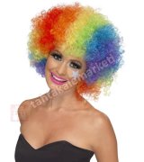 Karışık Renkli Palyaço Peruğu Bonus Peruk