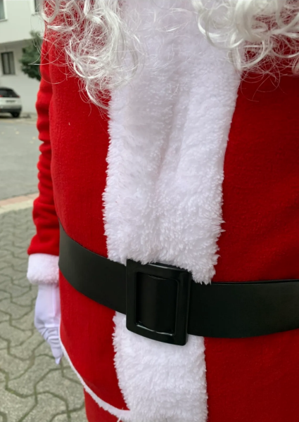 Yetişkin Noel Baba Kostümü Lüks 8li Tam Takım Set