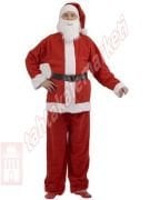 Noel Baba Kostümü Yetişkin Kıyafeti Lüks