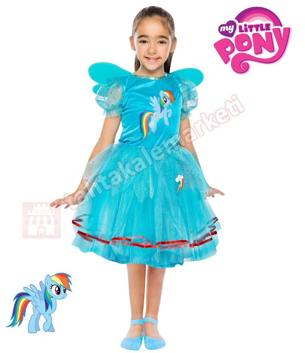 My Little Pony Rainbow Dash Kostümü Çocuk Kıyafeti
