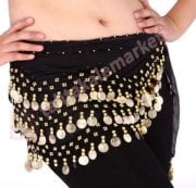 Shakira (Şakira)Kemeri Büyük Boy Dansöz Kemeri Siyah