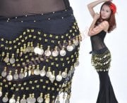 Shakira (Şakira)Kemeri Büyük Boy Dansöz Kemeri Siyah