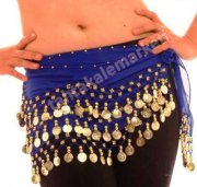 Shakira (Şakira)Kemeri Büyük Boy Dansöz Kemeri Lacivert