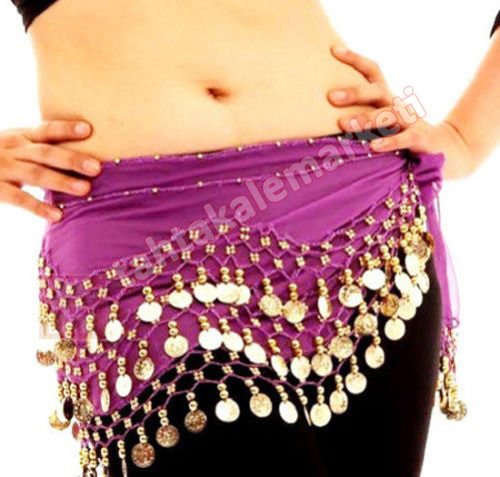 Shakira (Şakira)Kemeri Büyük Boy Dansöz Kemeri Mor